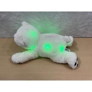 Glow Guards White Light Up Teddy Bear Plush 18” LED Stuffed Animal Works